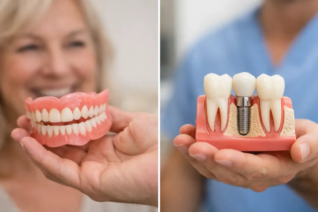 Dentures Versus Implants for Your Smile